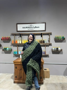 10/22 5:30pm Chunky Hand Knit Blanket Workshop