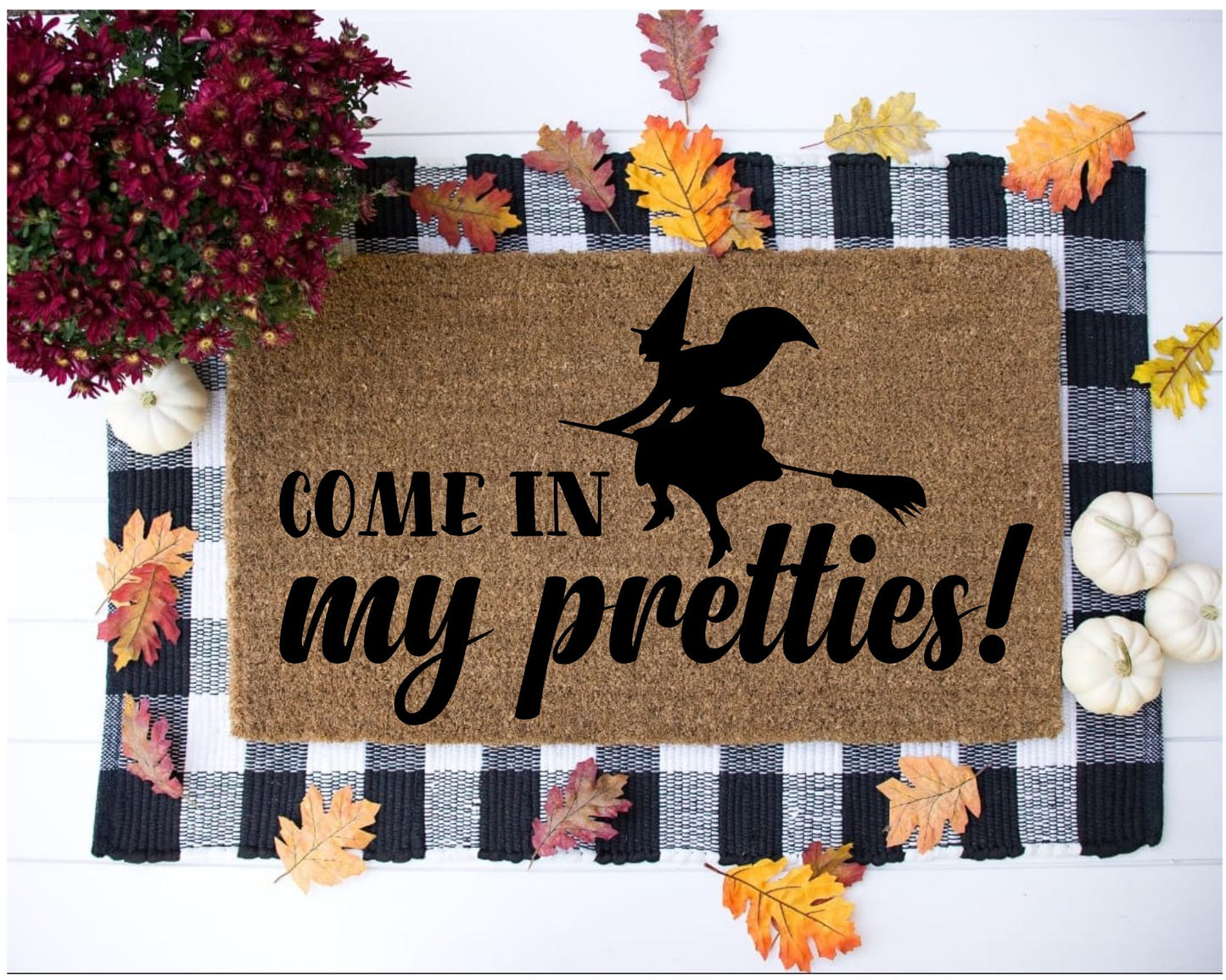 10/01 6pm ENTER IF YOU DARE Halloween Door Mats