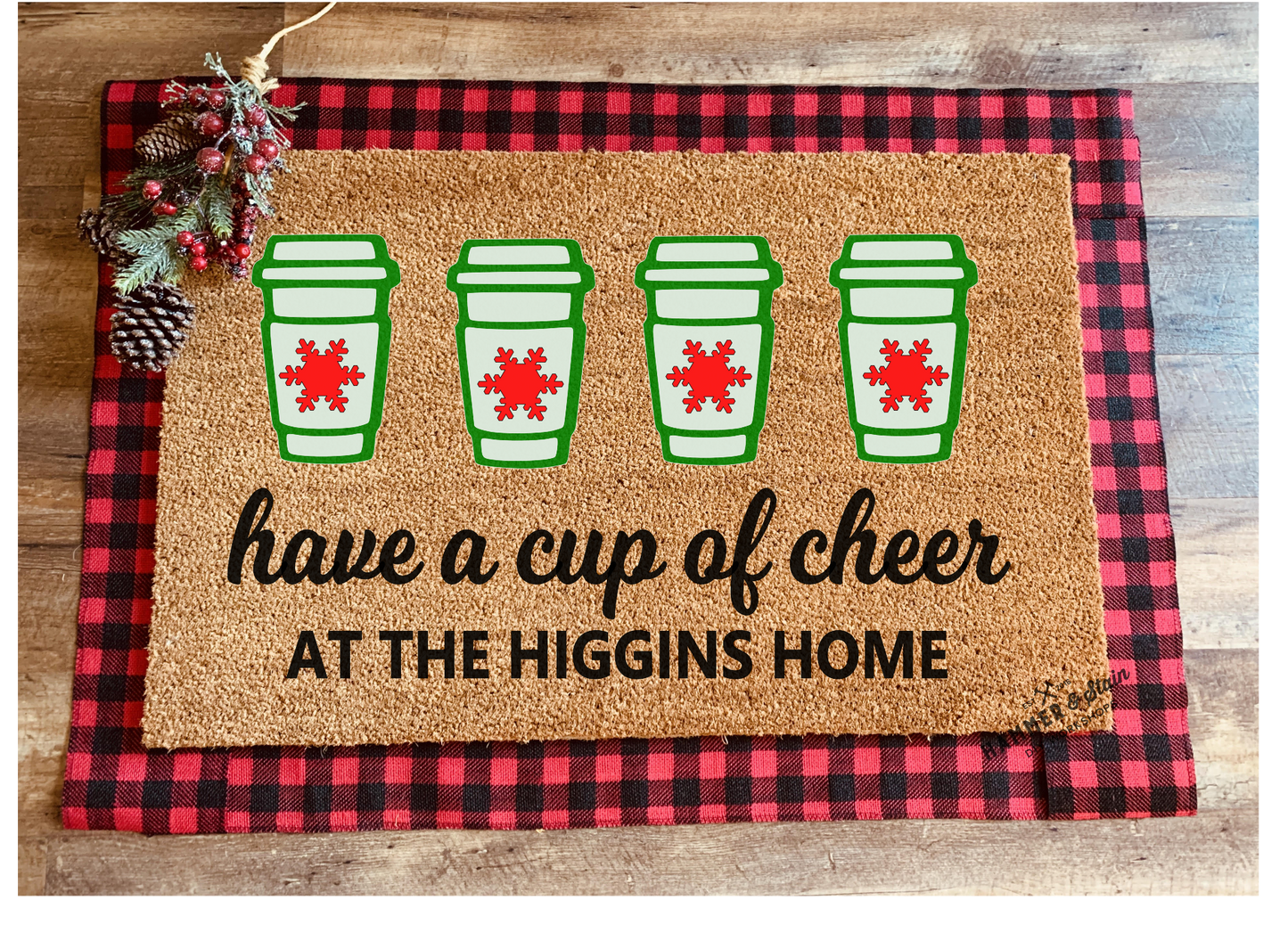 07/08 6pm Christmas In July Holiday Doormat Workshop