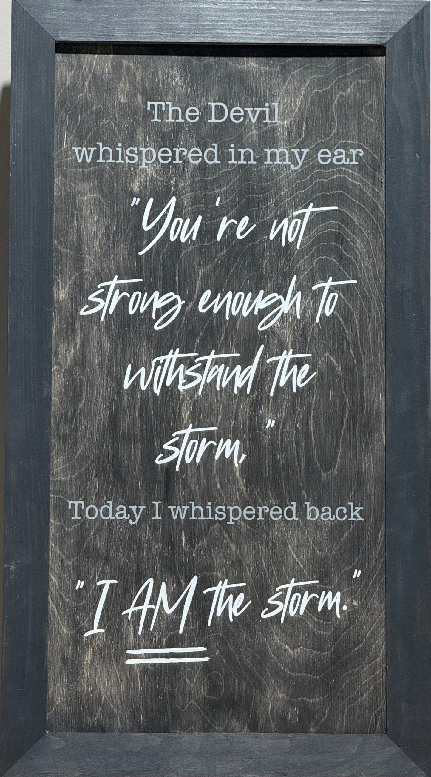 12x24 Framed Sign $55.00