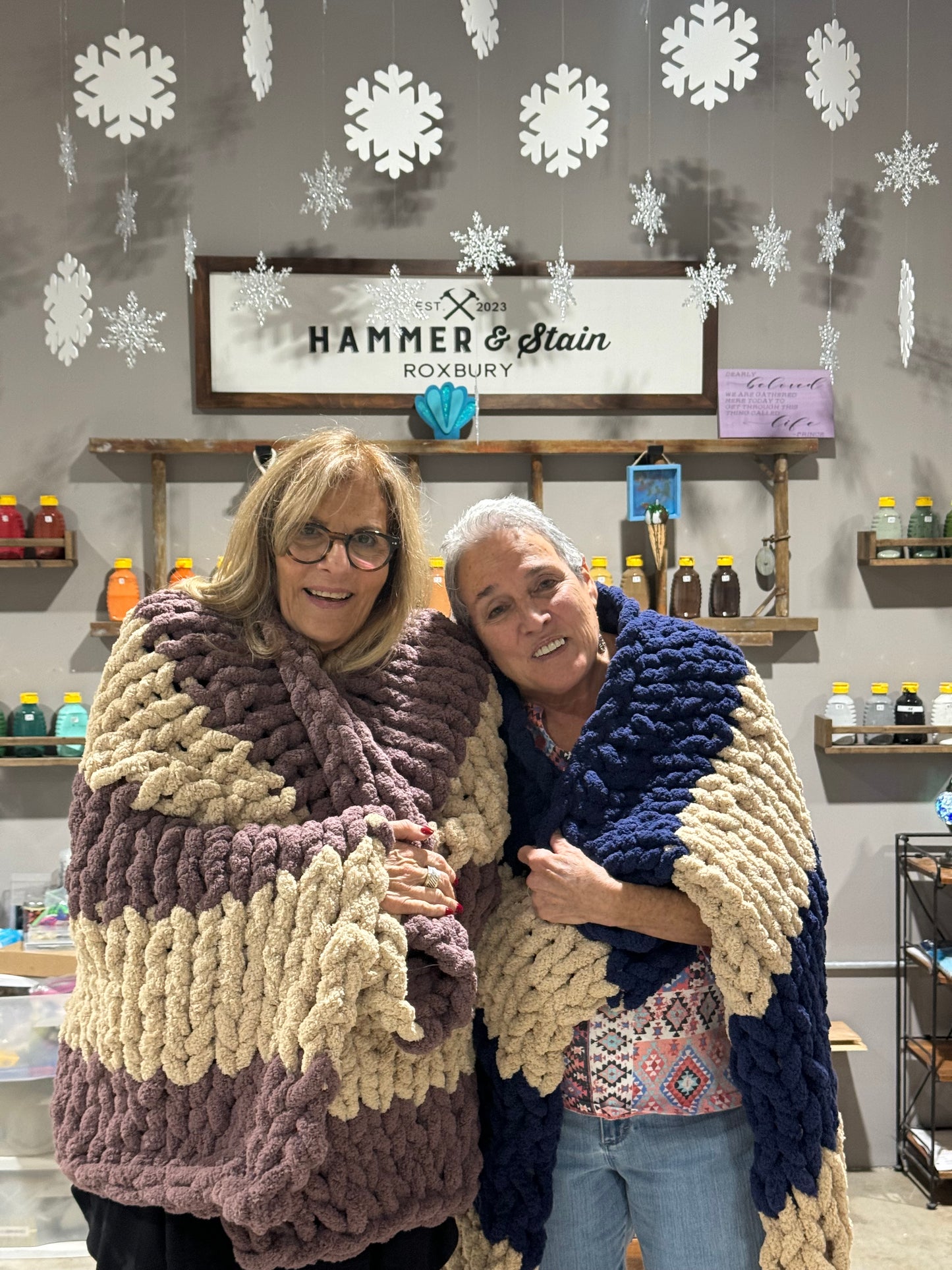 10/22 5:30pm Chunky Hand Knit Blanket Workshop