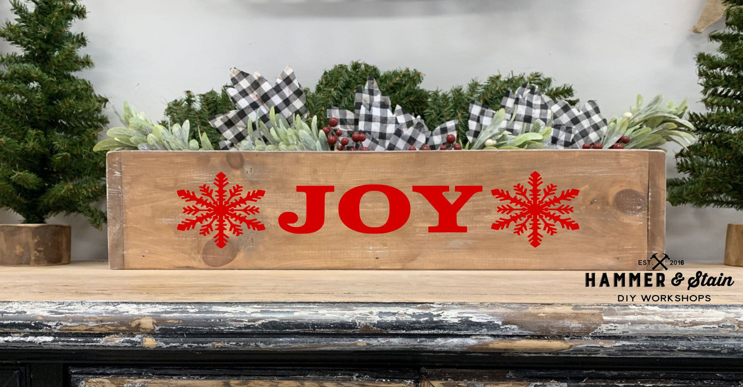 11/07 6pm Holiday Centerpiece Boxes
