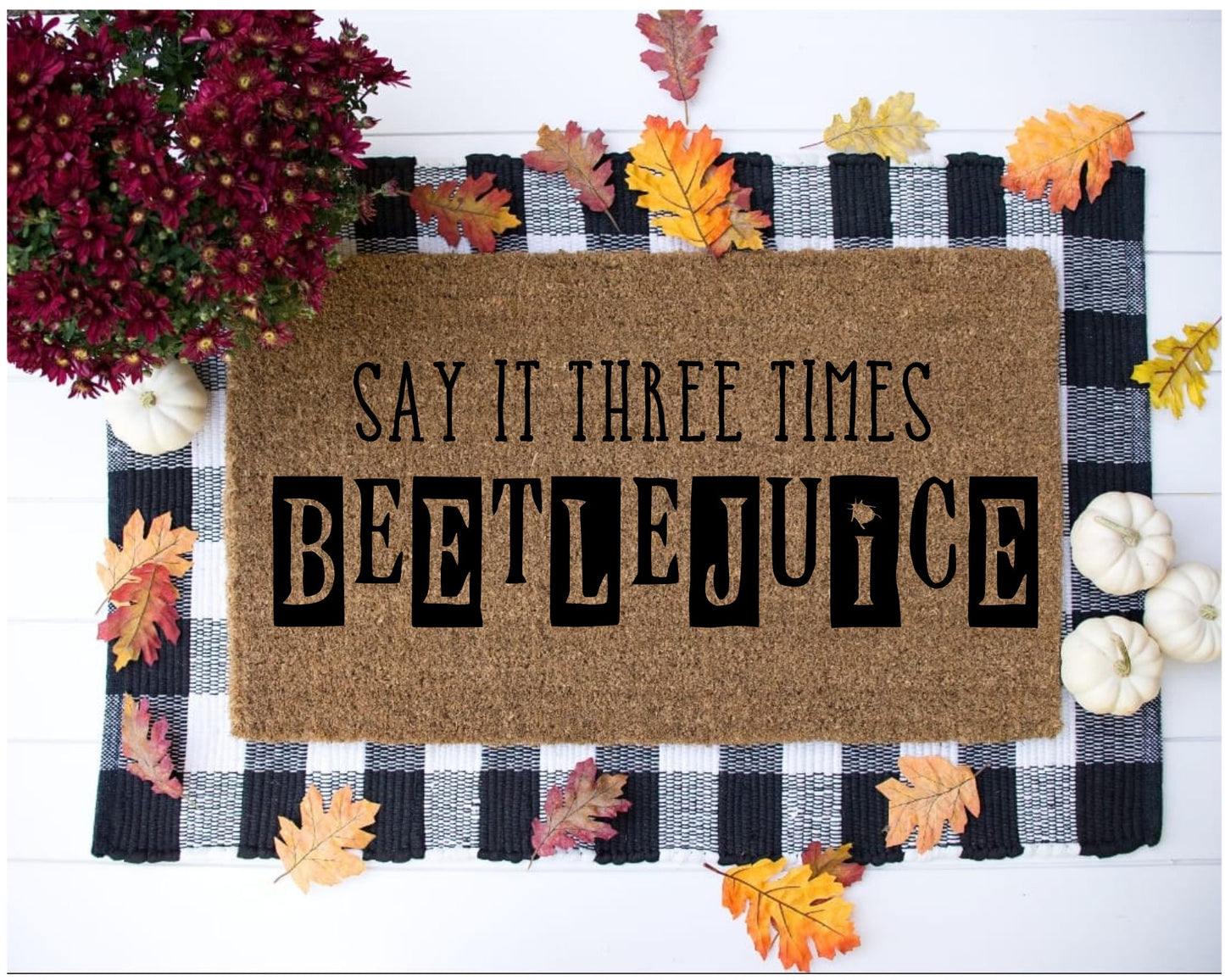 10/01 6pm ENTER IF YOU DARE Halloween Door Mats