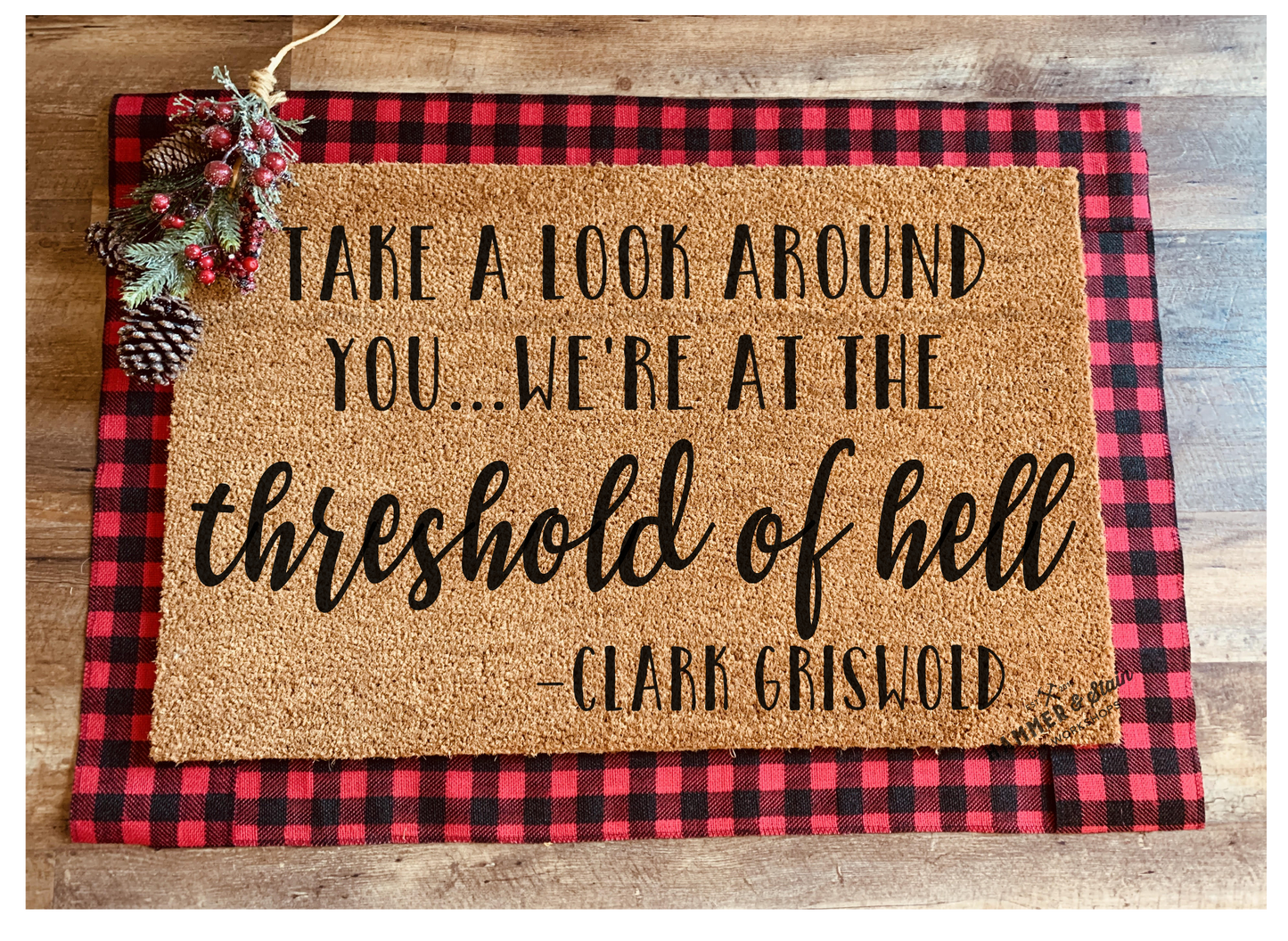07/08 6pm Christmas In July Holiday Doormat Workshop