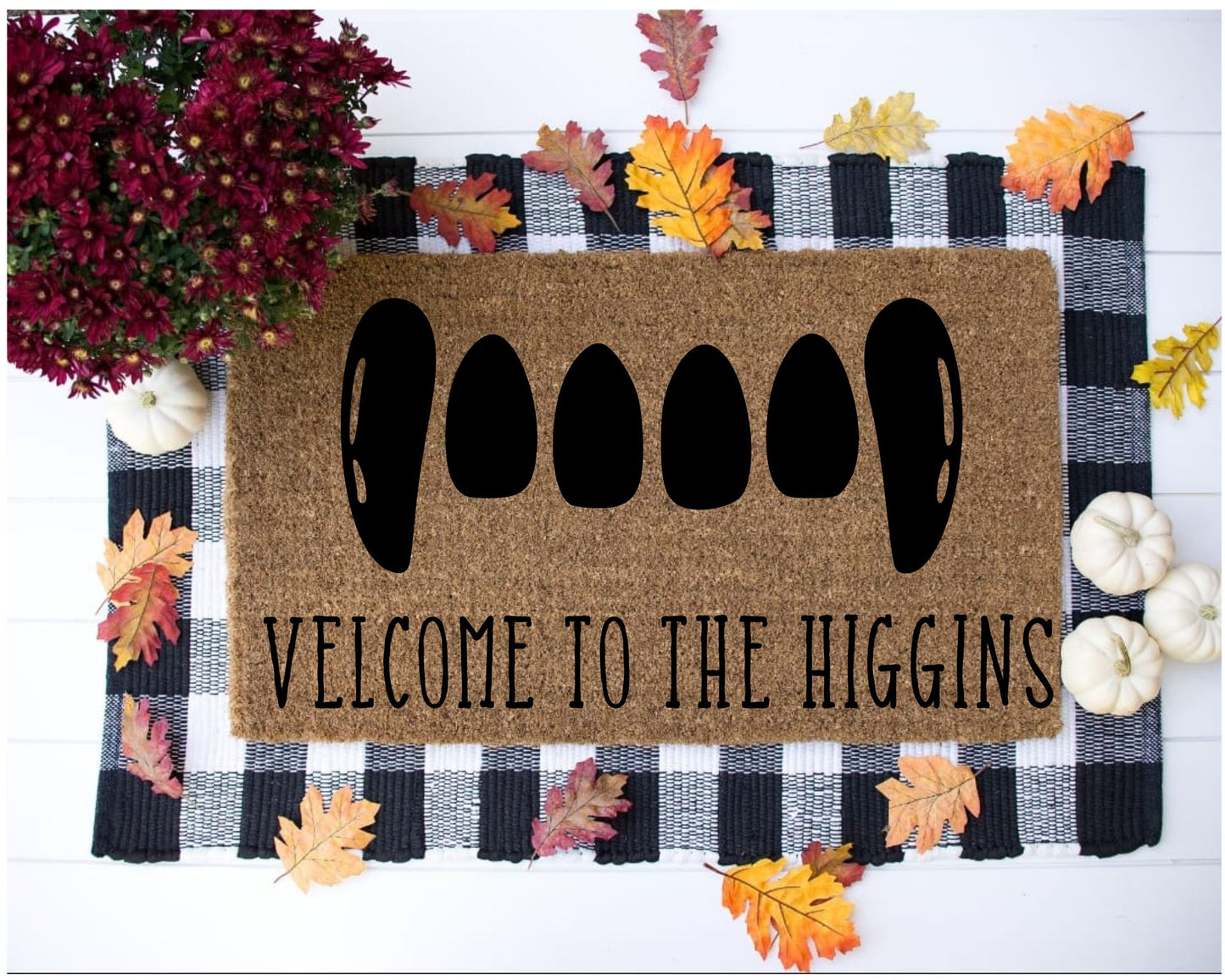 10/01 6pm ENTER IF YOU DARE Halloween Door Mats