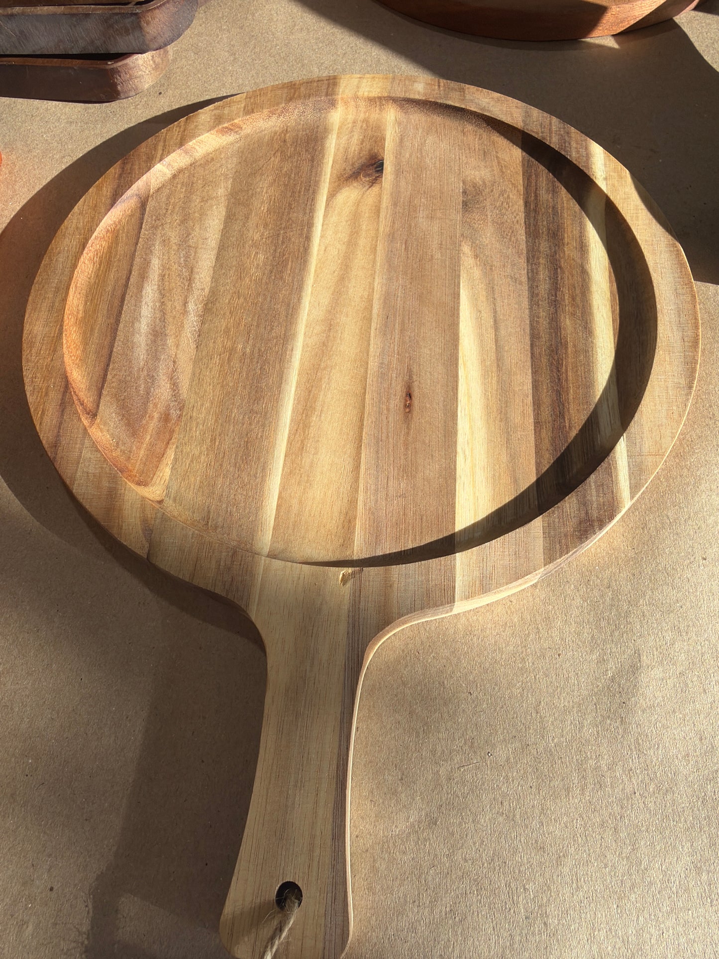 Wood Tray round 10”
