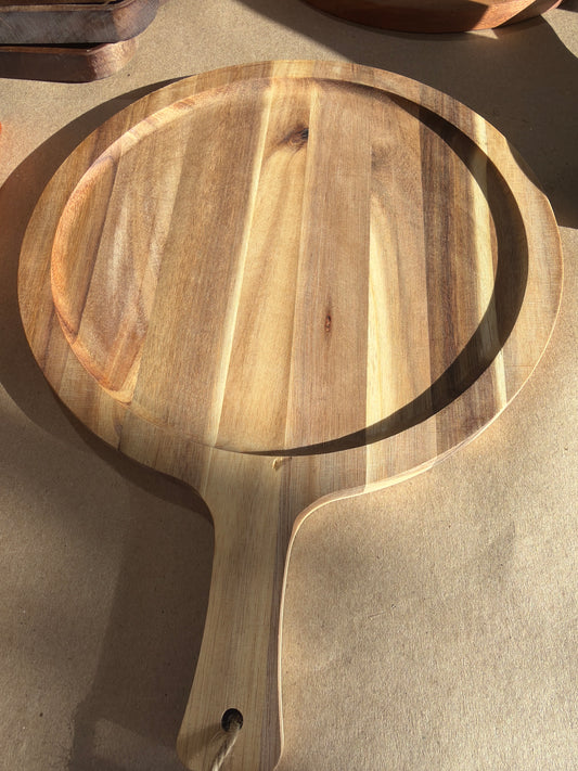 Wood Tray round 10”