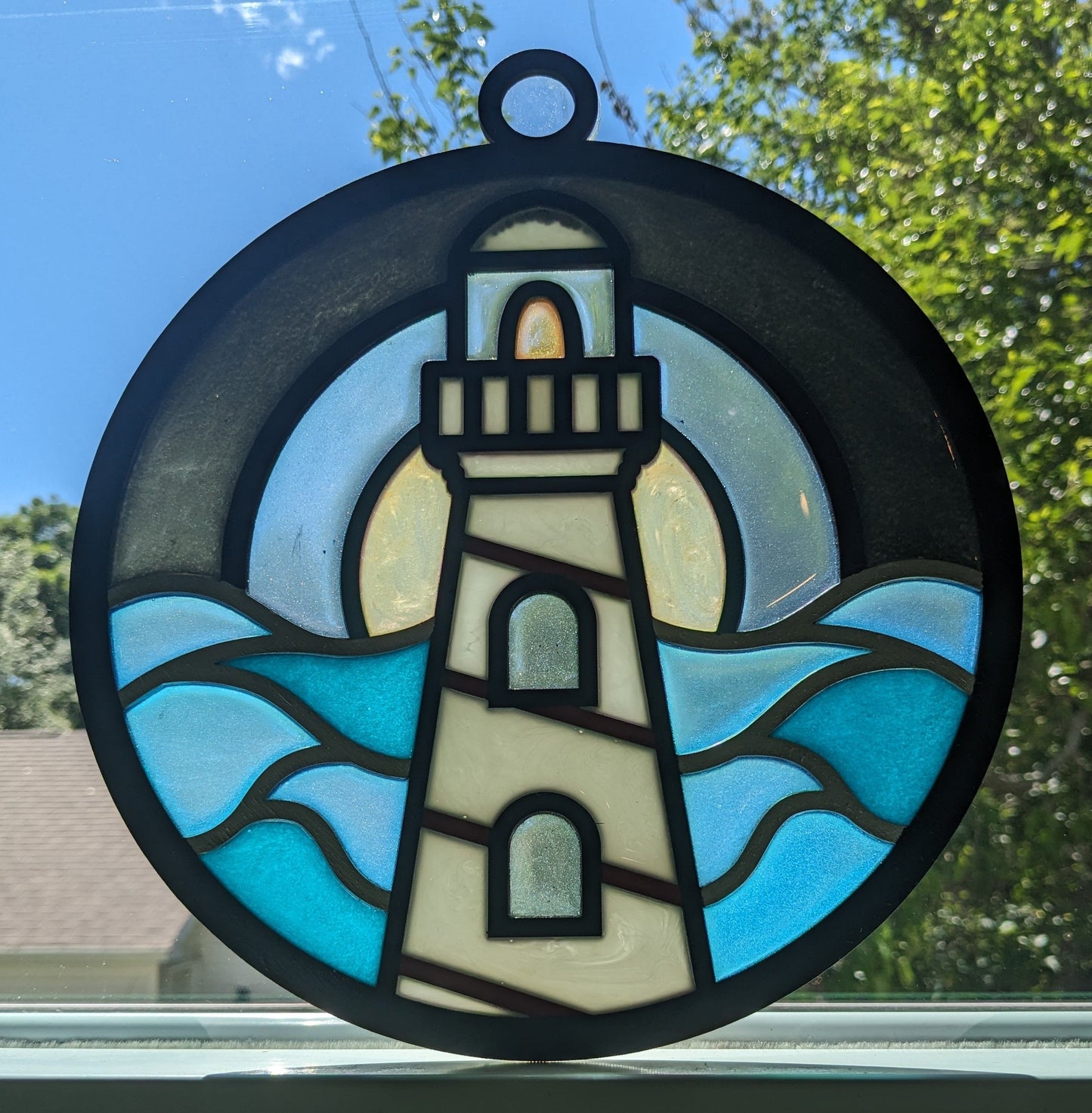 08/14/2026 Friday 6pm Resin Faux Stained Glass Sun Catchers