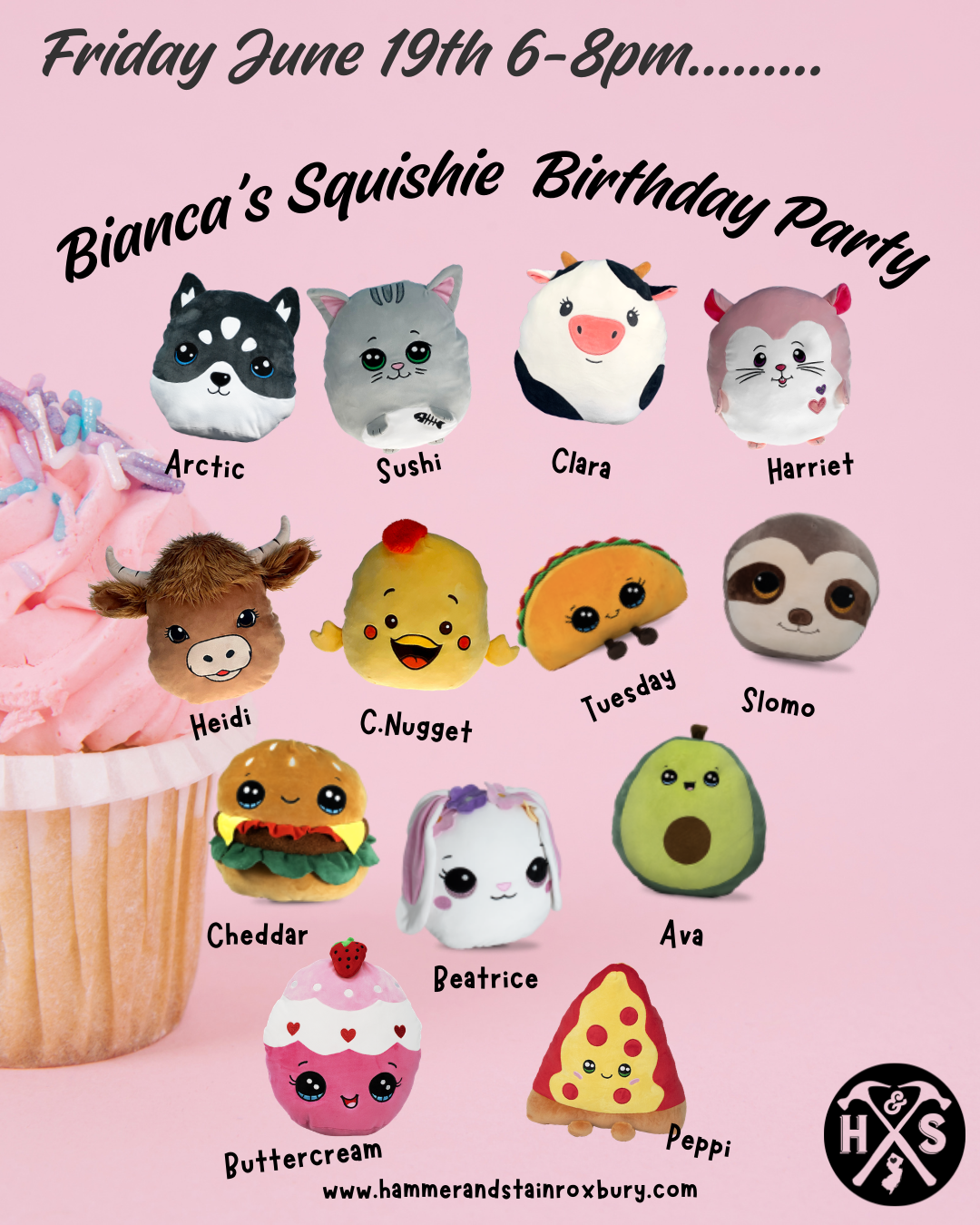 06/19 6pm Bianca's "Squishie" Birthday Party