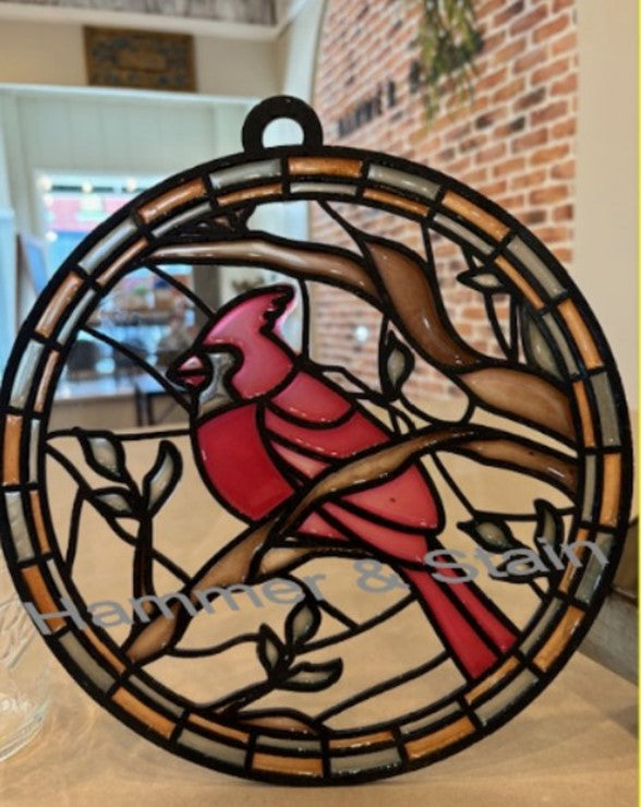 11/12 6pm *NEW CLASS* Faux Stained Glass Making Party!