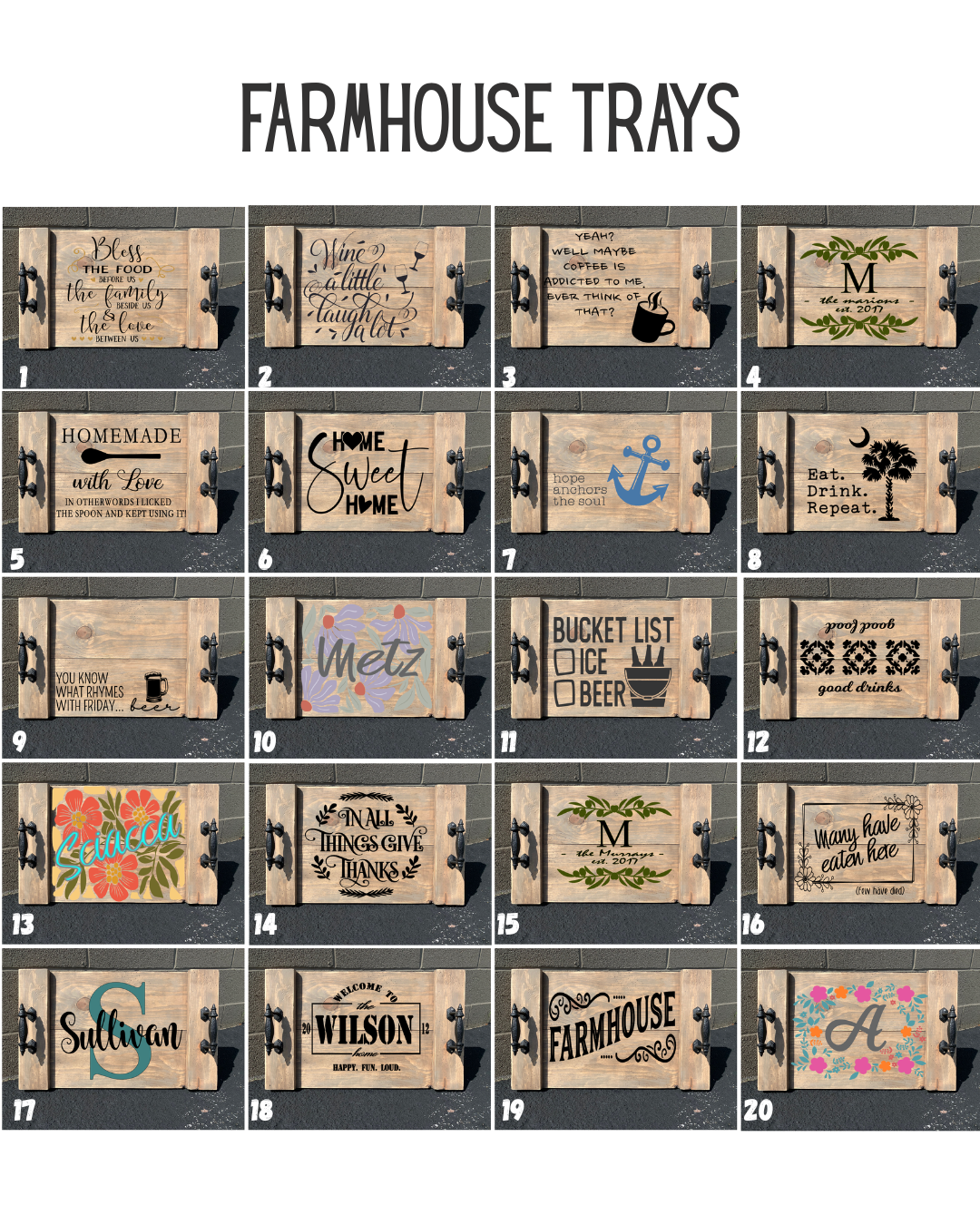 07/08/2026 6pm Wednesday Farmhouse Tray OR Noodle BoardsWorkshop
