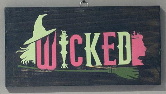 Wicked Wood Sign