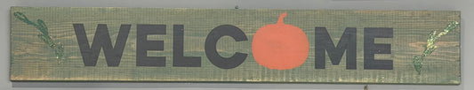 Welcome Wood Sign