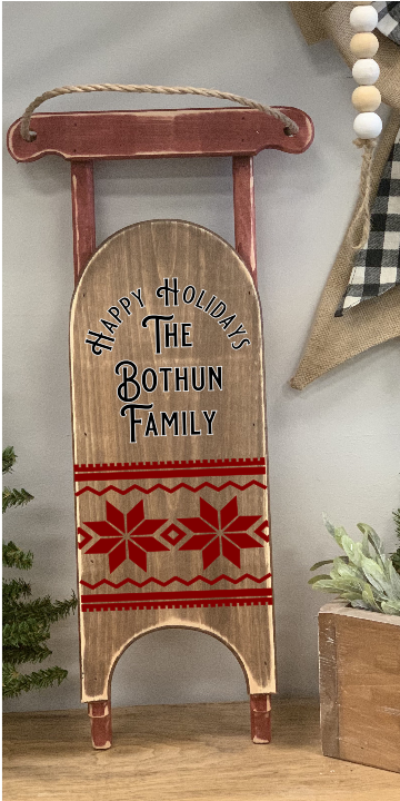 12/10 6pm Holiday Sled Workshop