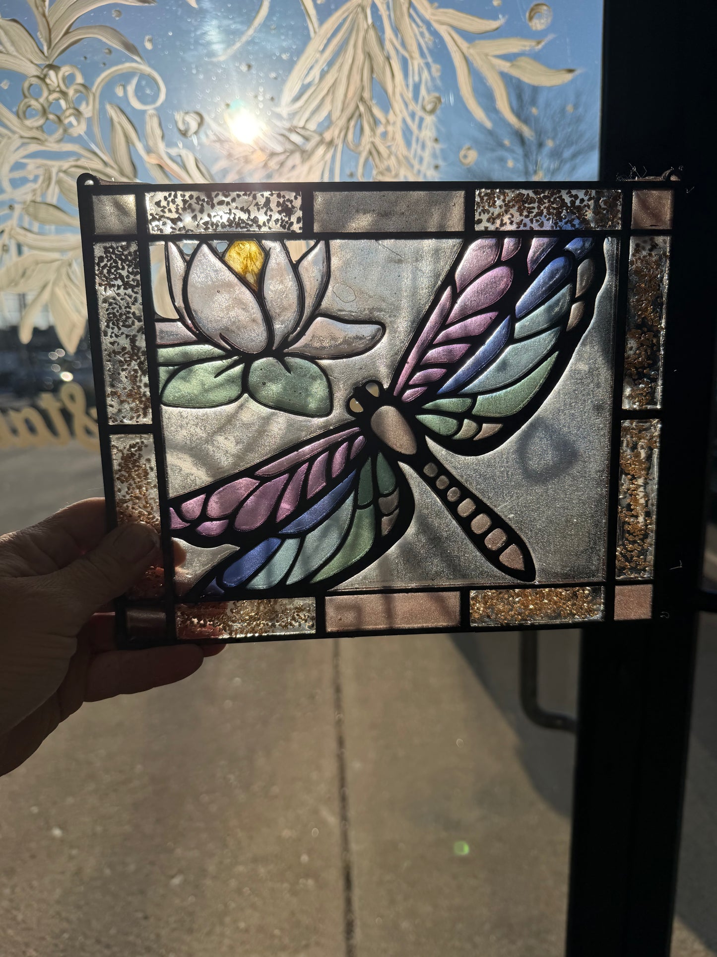 08/14/2026 Friday 6pm Resin Faux Stained Glass Sun Catchers