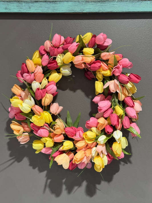 03/18 6pm Spring Floral Wreath
