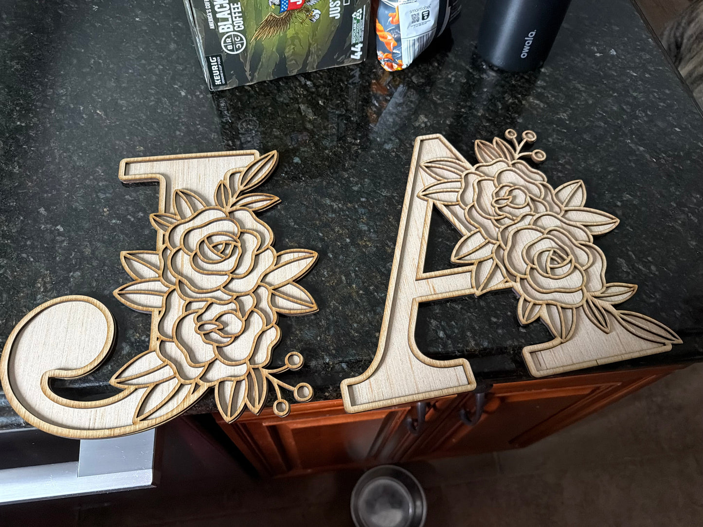 08/21/2026 6pm Floral Resin Monograms