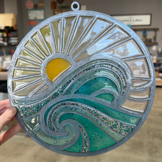 06/12/2026 Friday 6pm Resin Faux Stained Glass Sun Catchers