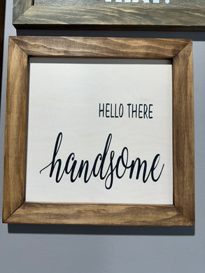 12x12 Framed Sign