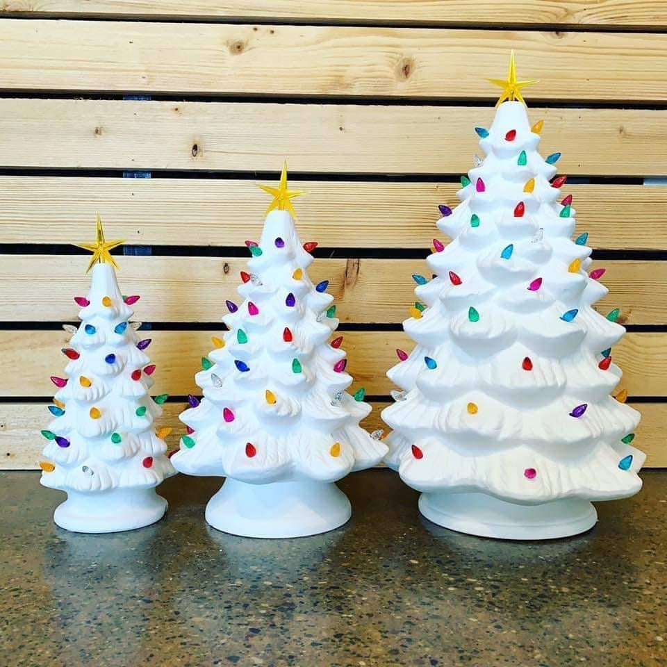 10/30 6pm Ceramic Christmas Tree Workshop