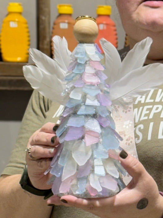 Angel Sea Glass Creation