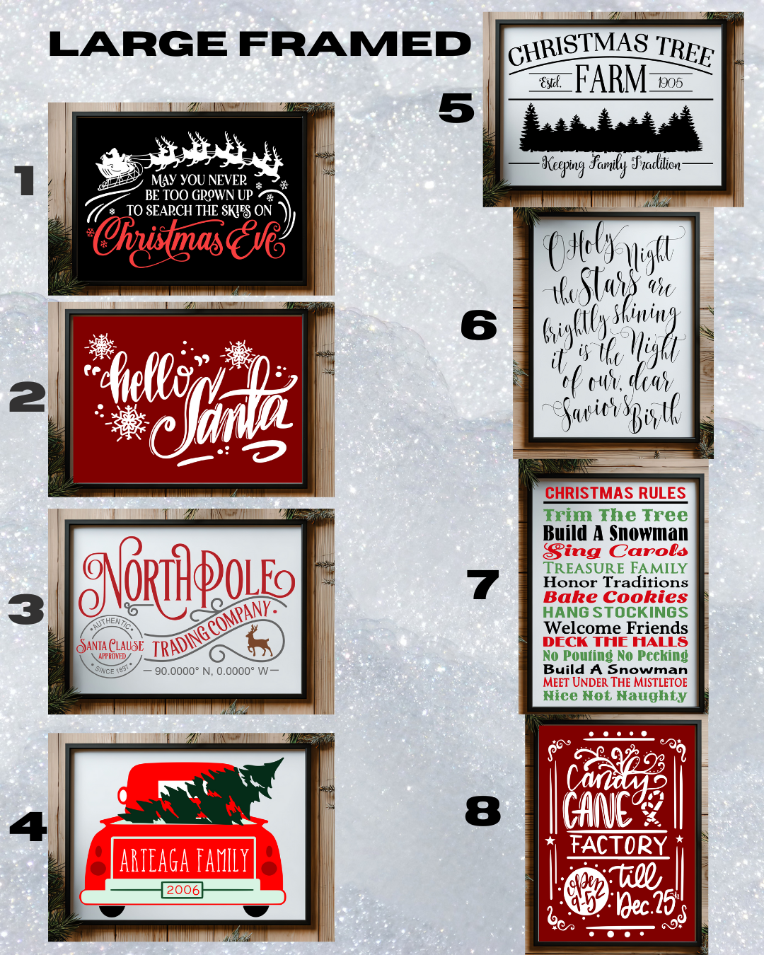 12/21 11am Pick Your Holiday Framed Project