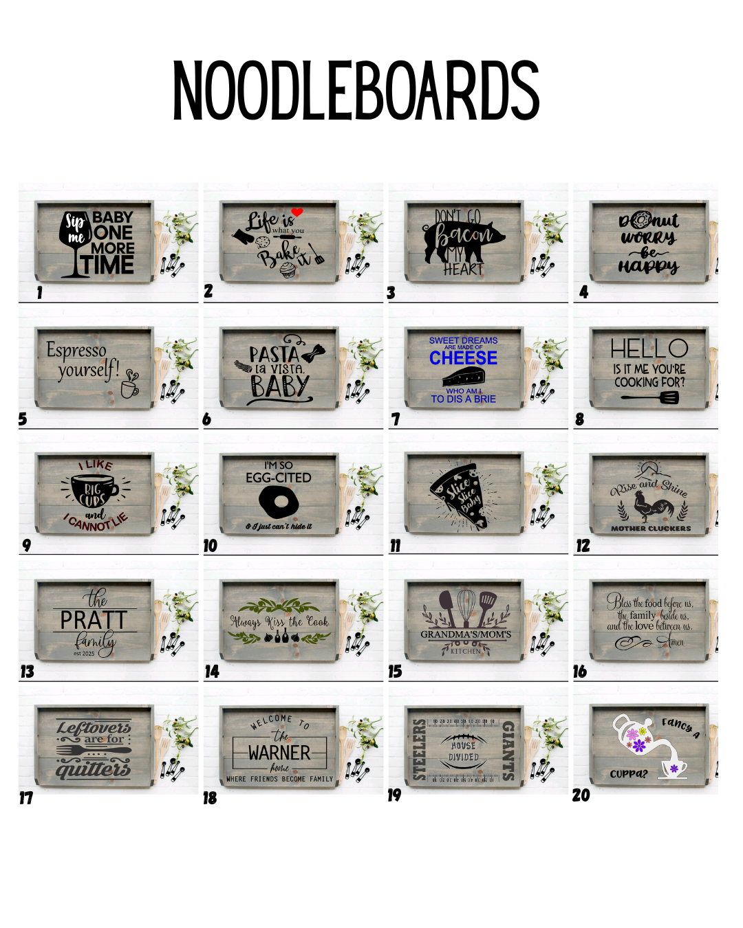 07/08/2026 6pm Wednesday Farmhouse Tray OR Noodle BoardsWorkshop