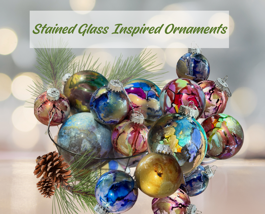 11/05 6pm Stained Glass  Inspired Ornaments