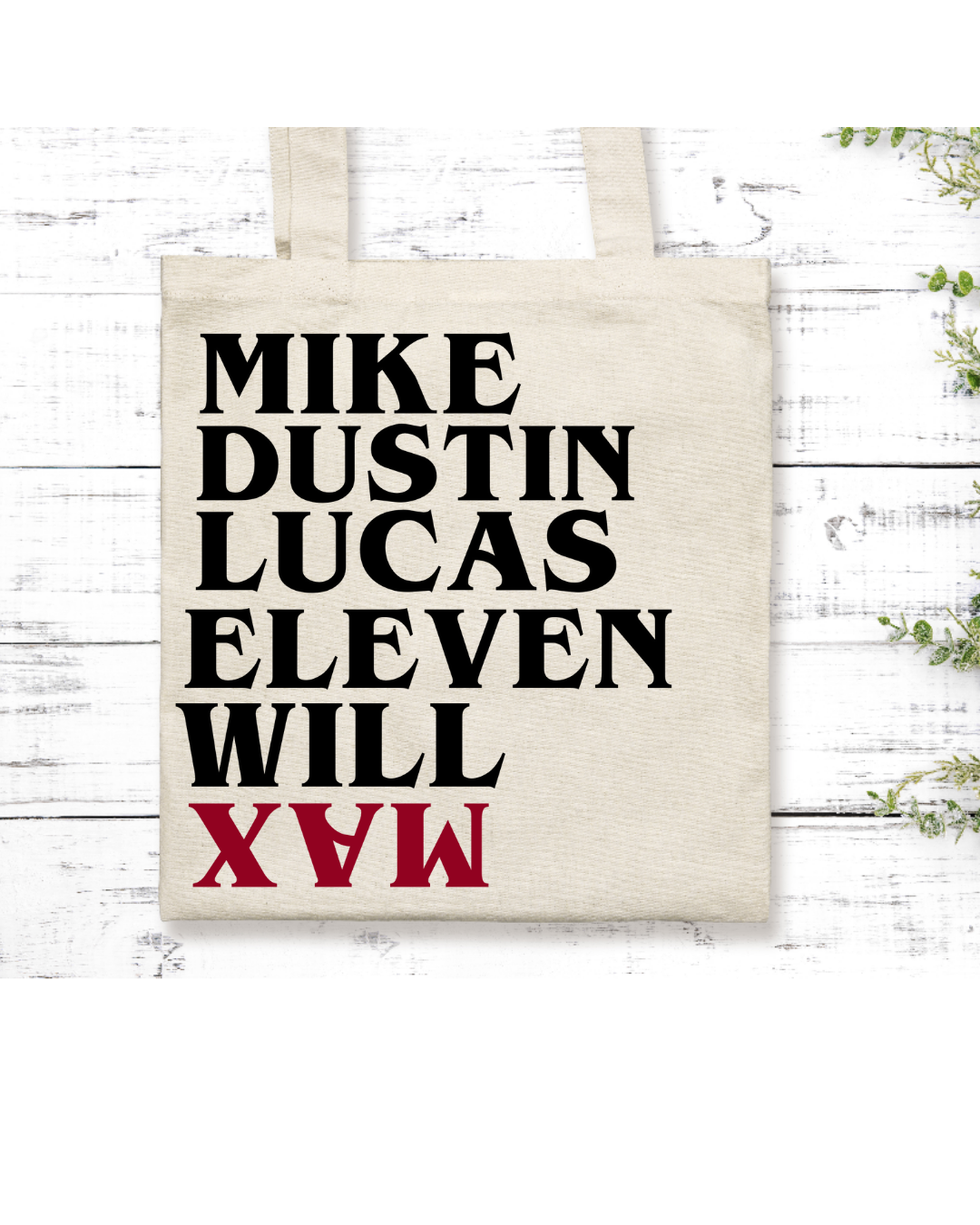 12/31 11am Stranger Things Finale Tote Bag or Wood Board