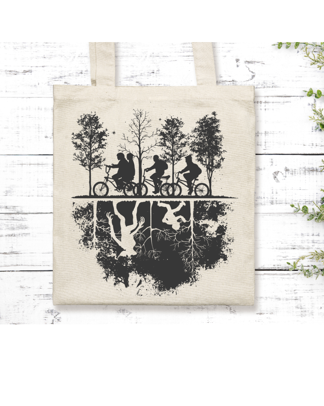 12/31 11am Stranger Things Finale Tote Bag or Wood Board