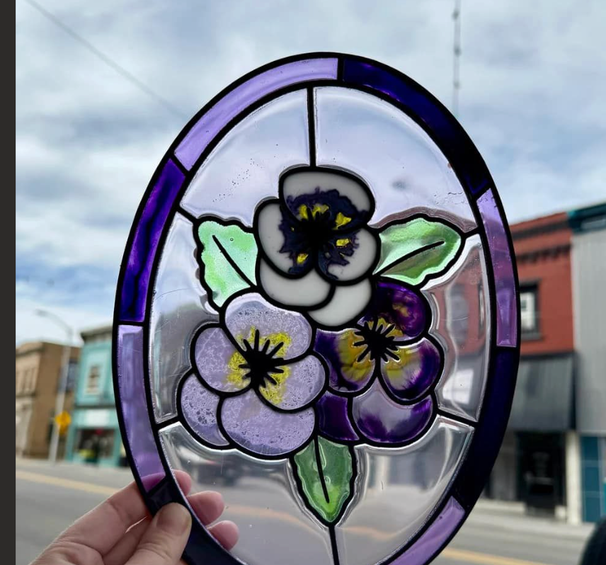 08/14/2026 Friday 6pm Resin Faux Stained Glass Sun Catchers