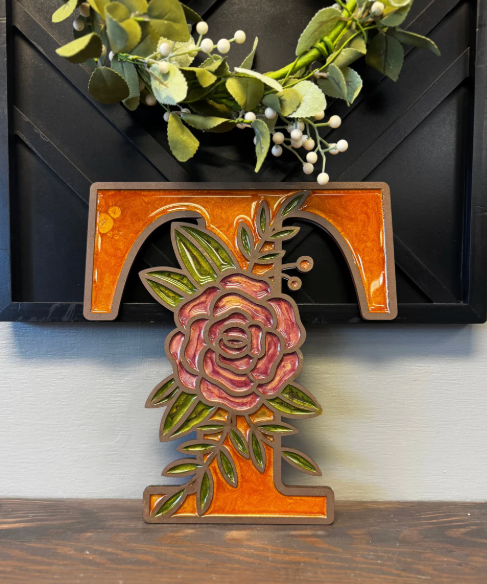 08/21/2026 6pm Floral Resin Monograms