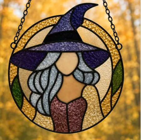 09/18 6pm Fall Resin Faux Stained Glass