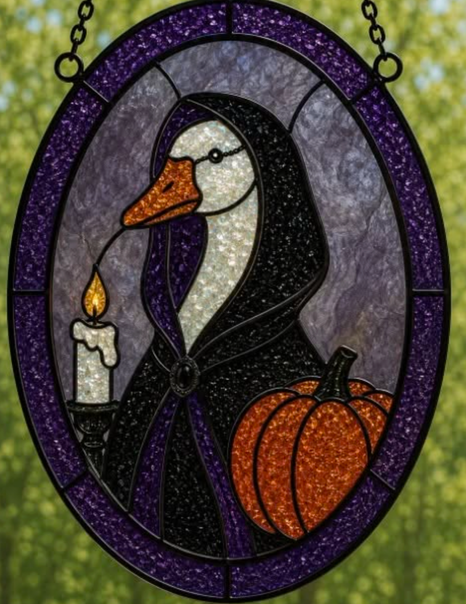 09/18 6pm Fall Resin Faux Stained Glass