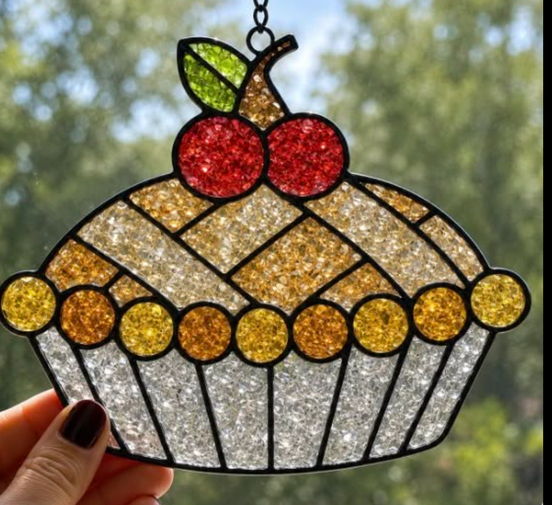 09/18 6pm Fall Resin Faux Stained Glass
