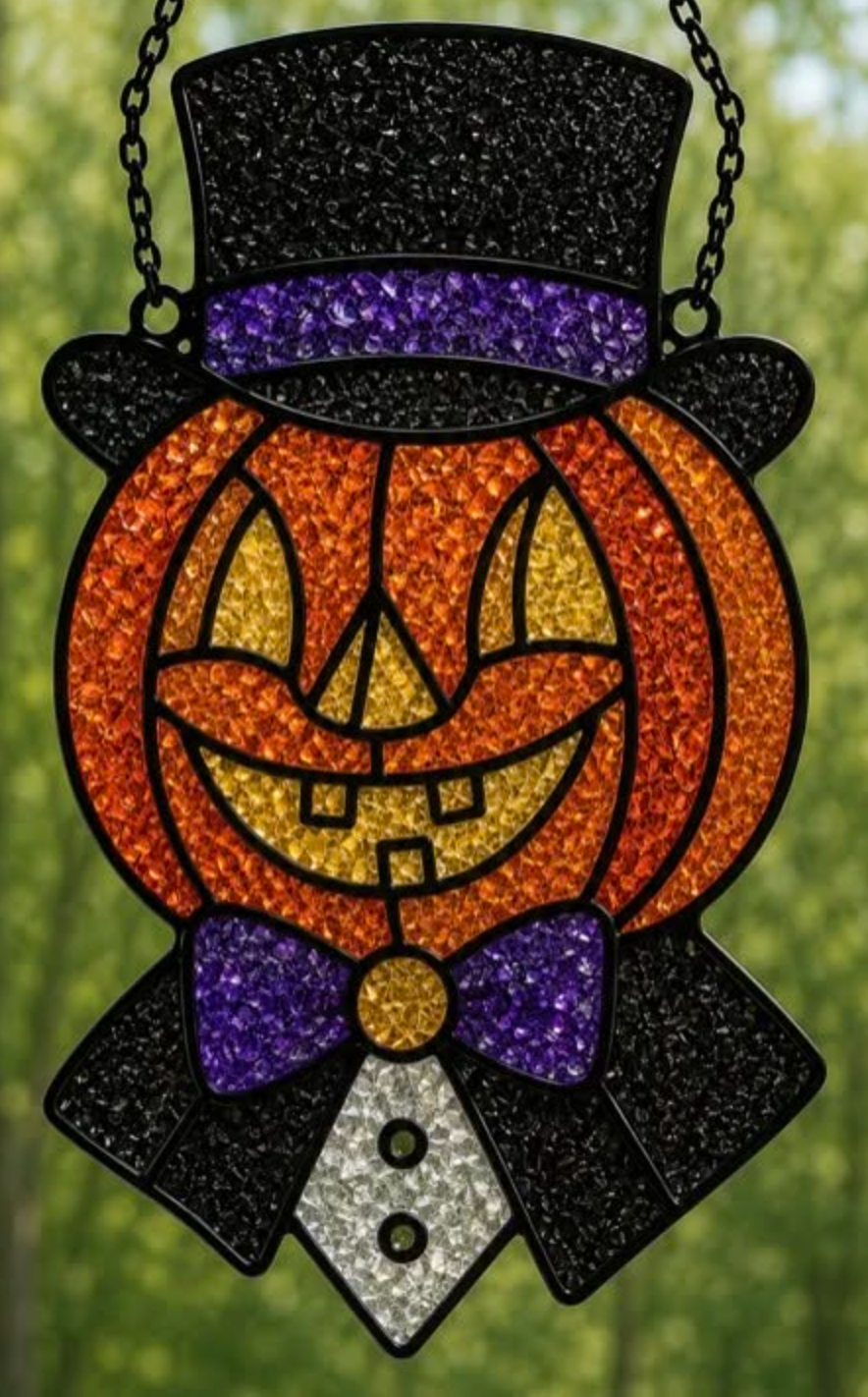 09/18 6pm Fall Resin Faux Stained Glass
