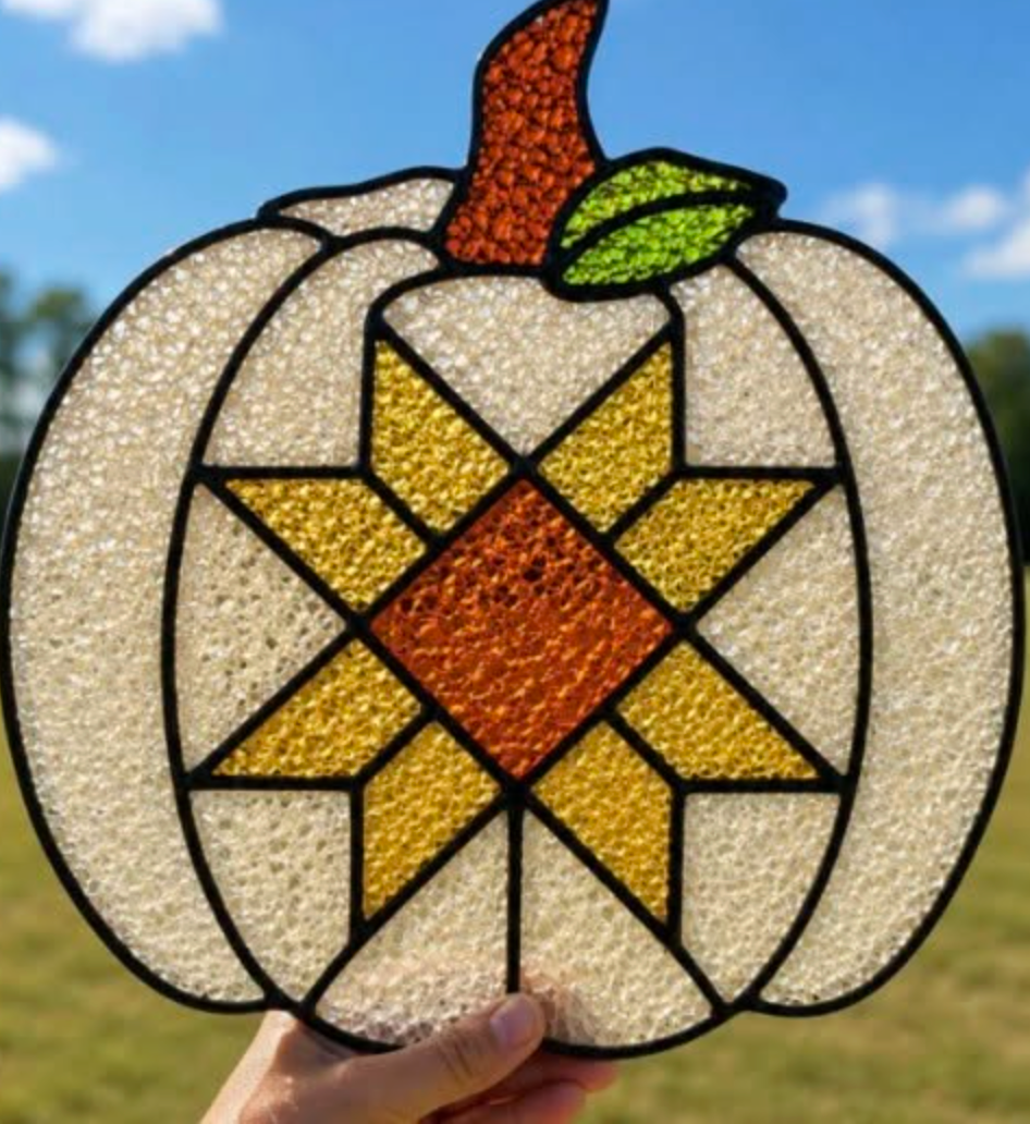 09/18 6pm Fall Resin Faux Stained Glass