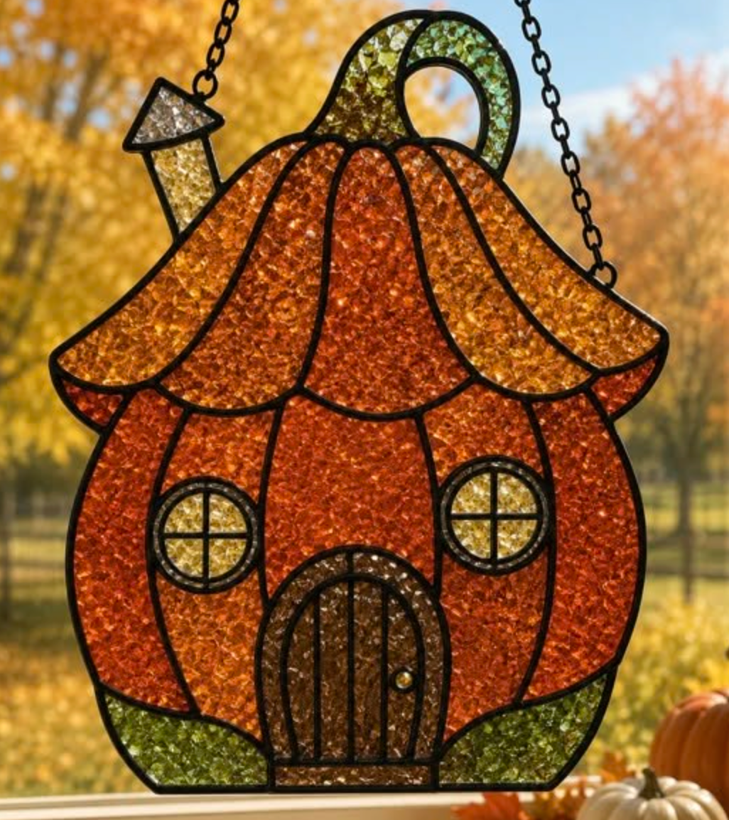 09/18 6pm Fall Resin Faux Stained Glass