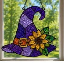 09/18 6pm Fall Resin Faux Stained Glass