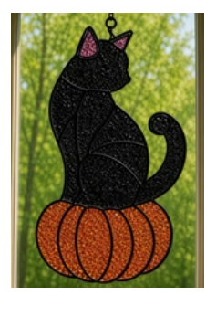 09/18 6pm Fall Resin Faux Stained Glass
