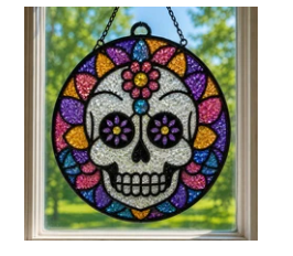 09/18 6pm Fall Resin Faux Stained Glass