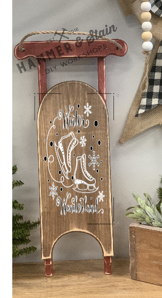 12/10 6pm Holiday Sled Workshop