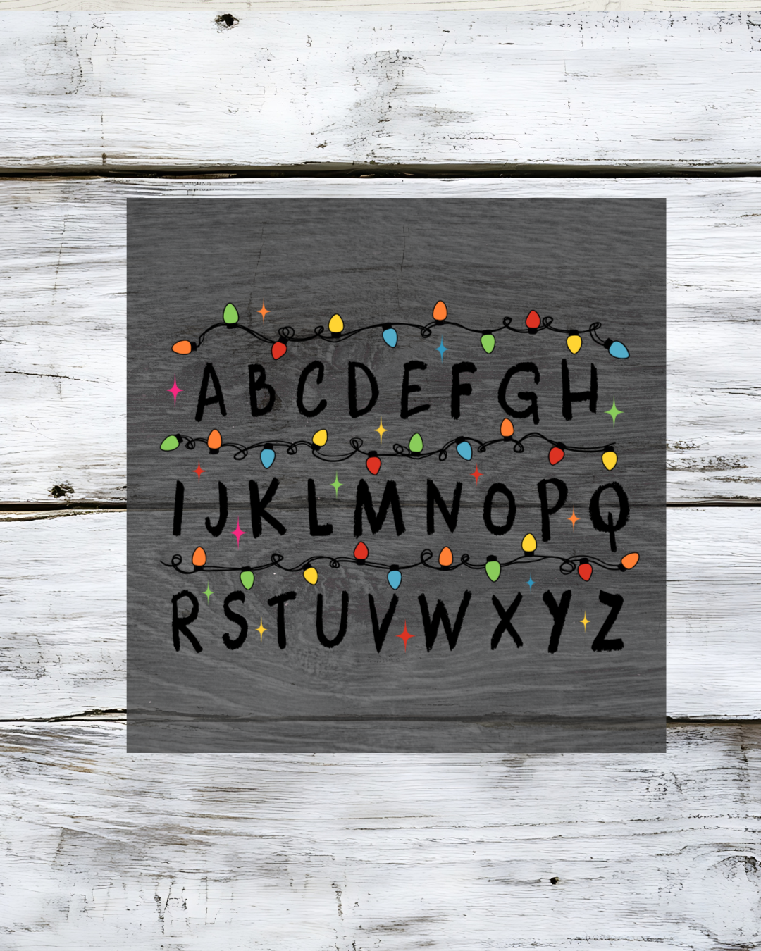 12/31 11am Stranger Things Finale Tote Bag or Wood Board