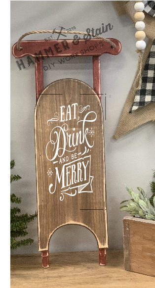 12/10 6pm Holiday Sled Workshop