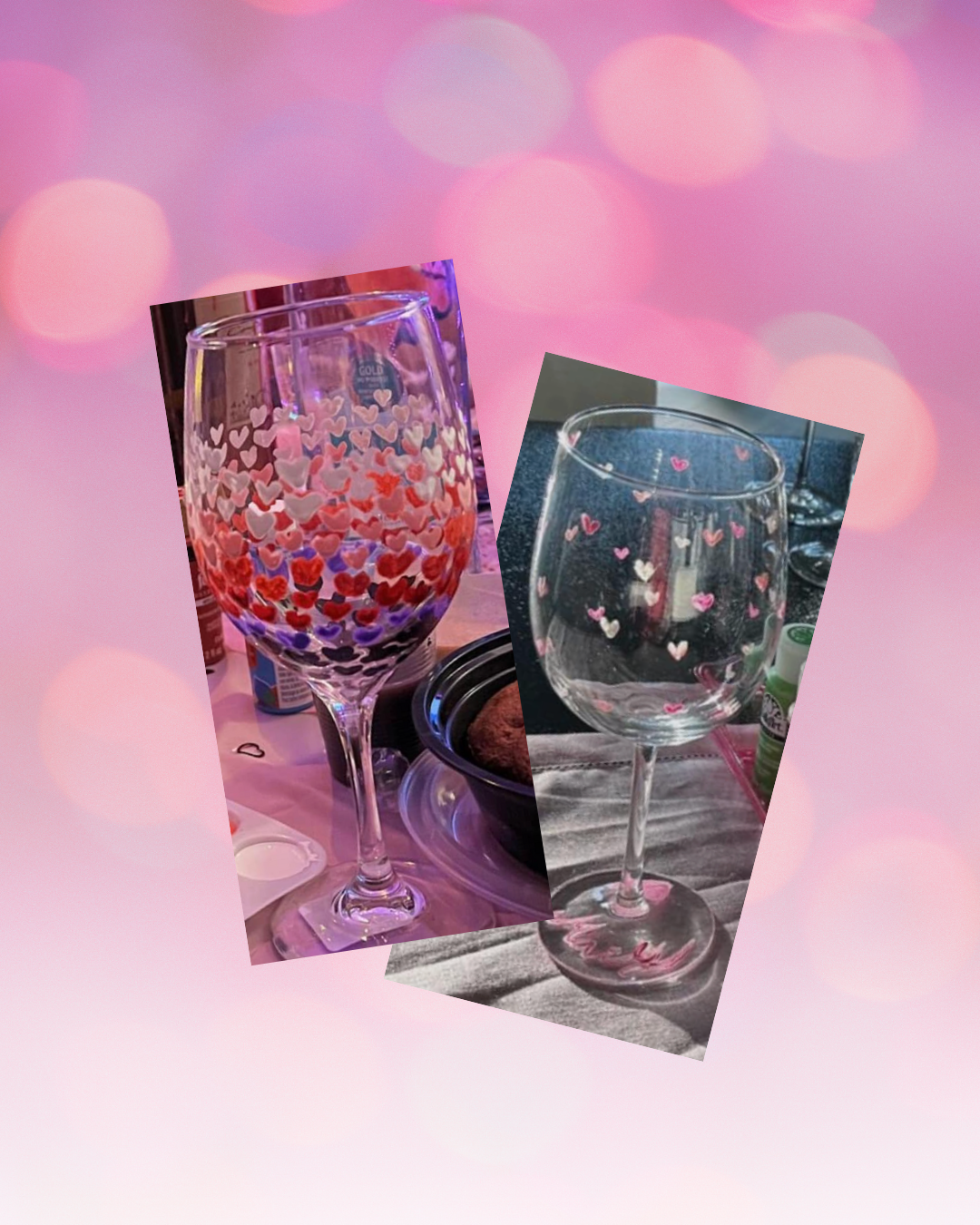 02/13 6:30pm Galentine's Day Wine Glass Painting at Lake Tranquility Community Club