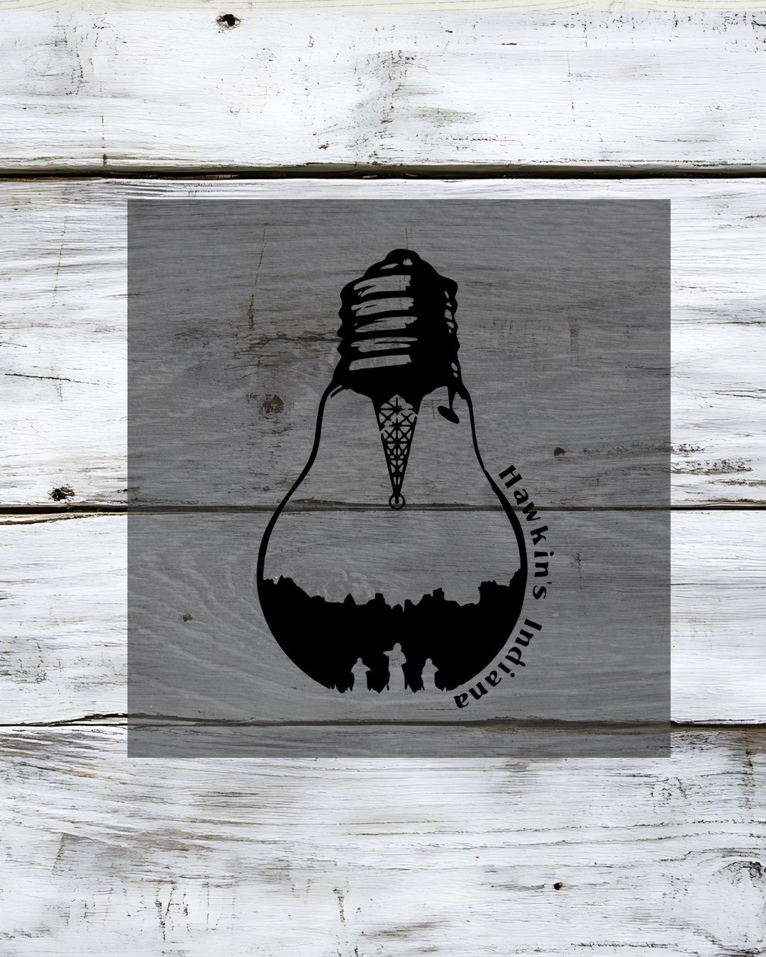 12/31 11am Stranger Things Finale Tote Bag or Wood Board