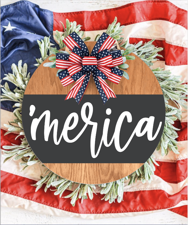 06/26/2026 6pm 'MERICA Porch Leaner or Round Workshop $35+