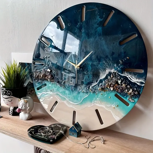 05/20/2026-Wednesday (6pm) TIME to Create: Resin Pour Clock Workshop! ($85-$98)