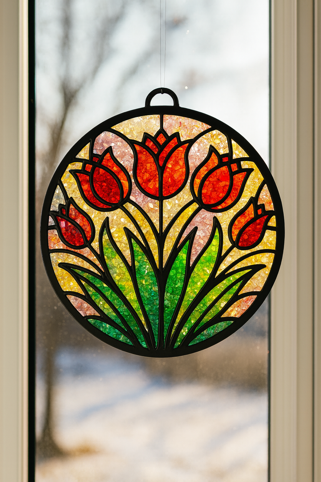 08/14/2026 Friday 6pm Resin Faux Stained Glass Sun Catchers