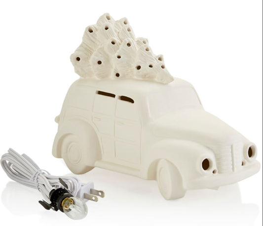 Woody Wagon With Tree